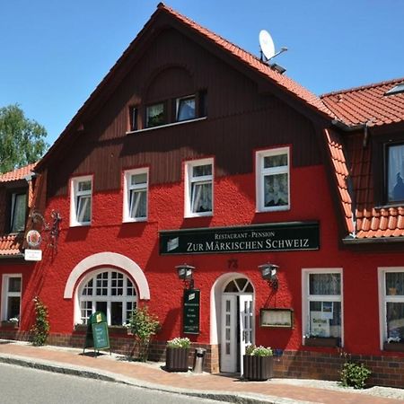 Hotel & Restaurant Maerkische Schweiz ブーコー エクステリア 写真